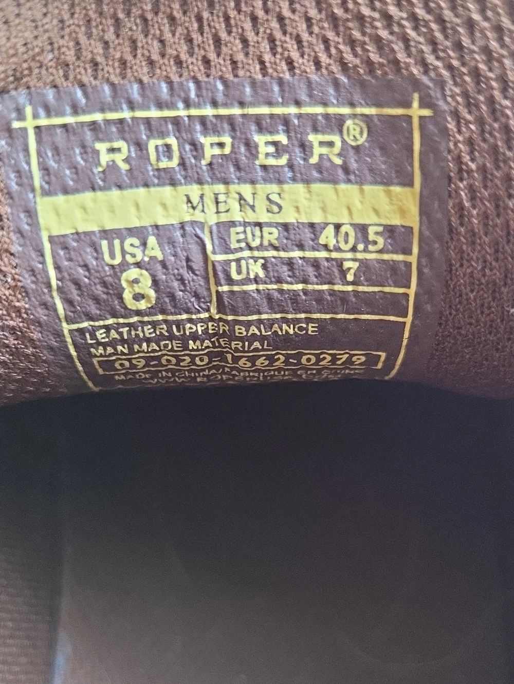 Roper Clearcut Chukka Boots Size Men's 8
